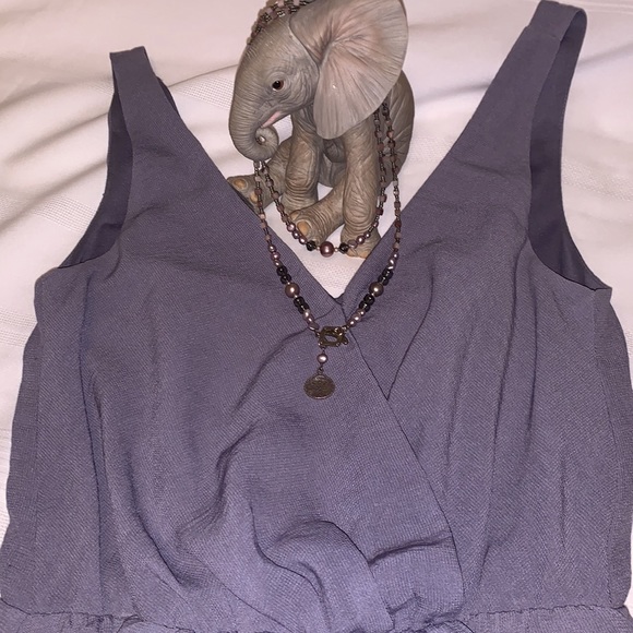 H&M | Pretty crepe polyester crossover dress - Picture 3 of 8